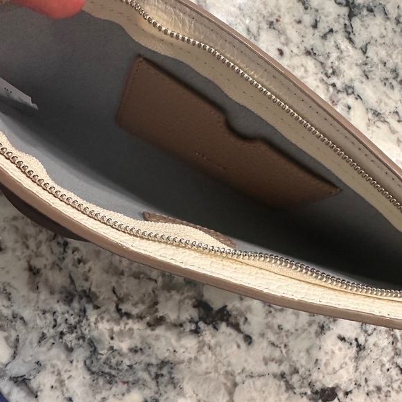 Senreve Colorblock clutch in brown/vanilla - Picture 3 of 3